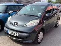 Used Peugeot 107 68 HP (50 kW) 2007 Grey Hatchback
