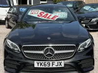 Used Mercedes E350 AMG line 2019 Black Coupe