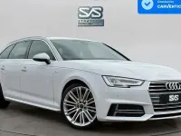 Used Audi A4 S-Line 252 HP (185 kW) 2017 White Estate