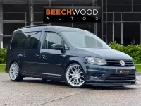 Used VW Caddy Maxi S 150 HP (110 kW) 2017 Blue MPV
