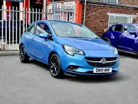 Used Vauxhall Corsa Design Edition 75 HP (55 kW) 2019 Blue Hatchback