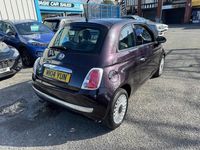 Used Fiat 500 Lounge 85 HP (62 kW) 2014 Mauve/purple Hatchback
