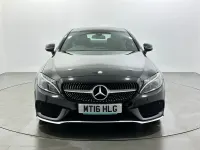 Usado Mercedes C220 AMG line 170 HP (125 kW) 2016 Preto Coupé