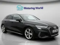 Used Audi A3 Sportback S-Line 110 HP (80 kW) 2021 Black Hatchback