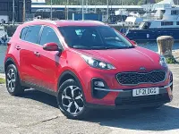 Begagnad Kia Sportage 130 HK (95 kW) 2021 Röd SUV