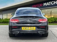 Used Mercedes C300 AMG line 2018 Black Coupe