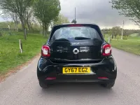 Used Smart ForFour Premium 71 HP (52 kW) 2017 Black Hatchback