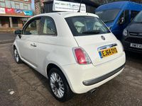 Used Fiat 500 Lounge 69 HP (50 kW) 2014 White Hatchback