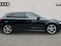 Used Audi A3 S-Line 150 HP (110 kW) 2018 Black Sedan