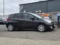 Used Nissan Note Acenta Premium 90 HP (66 kW) 2014 Black Hatchback