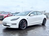Used Tesla Model 3 Performance 330 kW (449 HP) 2020 White Sedan