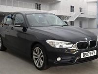 Used BMW 116 Sport Line 2017 Sapphire black Hatchback