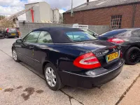 Used Mercedes CLK320 Elegance 218 HP (160 kW) 2004 Blue Cabriolet