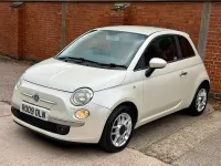 Used Fiat 500 Sport 100 HP (73 kW) 2009 White Cabriolet