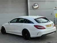 Used Mercedes CLS220 AMG line 177 HP (130 kW) 2017 White Coupe
