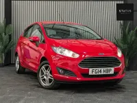 Used Ford Fiesta Zetec 82 HP (60 kW) 2014 Red Hatchback