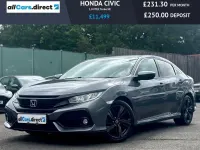 Used Honda Civic SR 129 HP (94 kW) 2018 Grey Hatchback