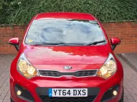 Used Kia Rio 84 HP (61 kW) 2014 Red Hatchback