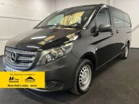 Used Mercedes e-Vito 85 kW (116 HP) 2019 Black Van
