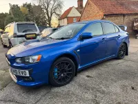 Used Mitsubishi Lancer 290 HP (213 kW) 2010 Blue Sedan