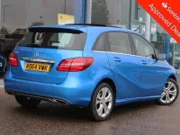 Used Mercedes B180 Premium Plus 122 HP (89 kW) 2015 Blue Hatchback