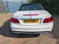 Used Mercedes E220 AMG 170 HP (125 kW) 2014 White Cabriolet