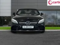 Used Mercedes C200 AMG line 198 HP (145 kW) 2019 Black Cabriolet