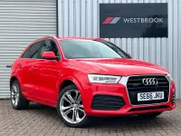 Begagnad Audi Q3 S-line plus 150 HK (110 kW) 2017 Röd SUV
