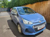 Used Hyundai i10 67 HP (49 kW) 2018 Blue Hatchback