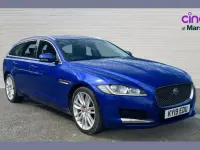 Used Jaguar XF Portfolio 250 HP (183 kW) 2019 Blue Estate