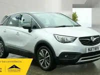 Used Vauxhall Crossland X Elite 110 HP (80 kW) 2017 Silver SUV