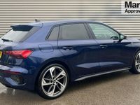 Used Audi A3 Black Edition 150 HP (110 kW) 2023 Blue Sedan