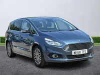 Used Ford S-MAX Titanium 150 HP (110 kW) 2018 Blue MPV