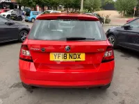 Used Skoda Fabia SE 110 HP (80 kW) 2018 Red Hatchback