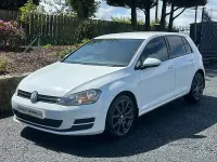 Used VW Golf VII SE 105 HP (77 kW) 2013 White Hatchback