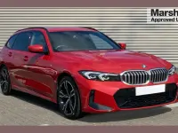 Used BMW 320e M Sport 187 HP (137 kW) 2022 Red Estate