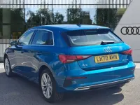 Used Audi A3 Sportback Sport 150 HP (110 kW) 2020 Blue Hatchback