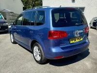 Used VW Touran SE 105 HP (77 kW) 2012 Blue MPV
