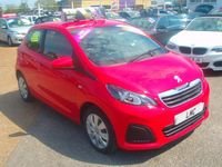 Begagnad Peugeot 108 Active 2018 Röd Halvkombi