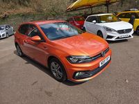 Begagnad VW Polo R-line 95 HK (69 kW) 2019 Orange Halvkombi