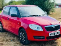 Used Skoda Fabia 105 HP (77 kW) 2009 Red Hatchback