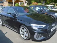 Used Audi A3 S-Line 150 HP (110 kW) 2021 Black Sedan