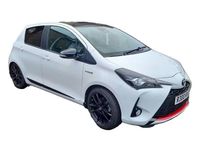 Used Toyota Yaris Hybrid Sport 2019 White Hatchback