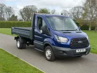Usado Ford Transit 170 HP (125 kW) 2018 Azul Cabrios