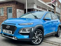 Second-hand Hyundai Kona Premium SE 141 CP (103 kW) 2020 Albastru SUV