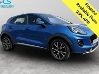 Used Ford Puma Titanium 125 HP (91 kW) 2024 Desert island blue (exclusive paint) SUV
