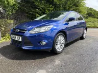 Used Ford Focus Zetec 2014 Blue Hatchback
