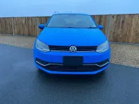 Used VW Polo SE 90 HP (66 kW) 2015 Blue Hatchback