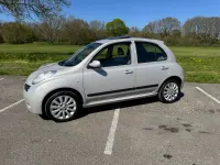 Used Nissan Micra 88 HP (64 kW) 2007 Silver Hatchback