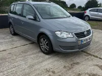 Used VW Touran SE 105 HP (77 kW) 2008 Grey MPV